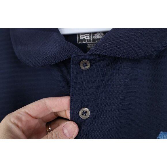 Adidas Golf Mens 3XL Sun Faded Block M University of Michigan Football Polo Blue - Picture 7 of 16